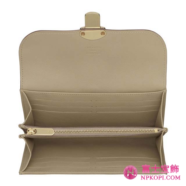 (LOUIS VUITTON)ルイヴィトン財布コピー マヒナ ポルトフォイユイリス オパール M58134